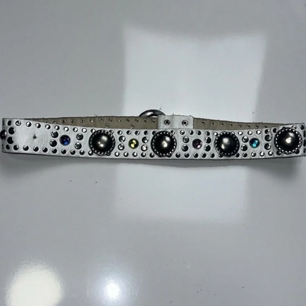Sand Castle NY Embellished Leather‎ Rodeo belt